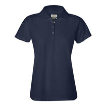 IZOD Women's Chrome Navy Performance Poly Pique Polo