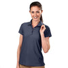 IZOD Women's Chrome Navy Performance Poly Pique Polo