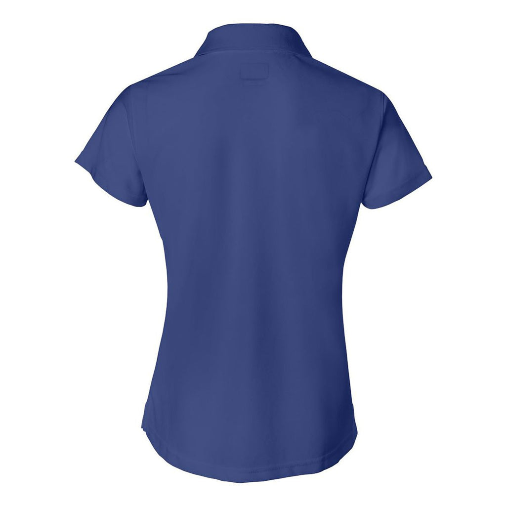 IZOD Women's Cobalt Blue Performance Poly Pique Polo