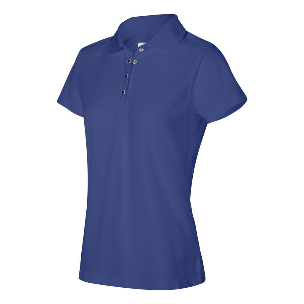 IZOD Women's Cobalt Blue Performance Poly Pique Polo