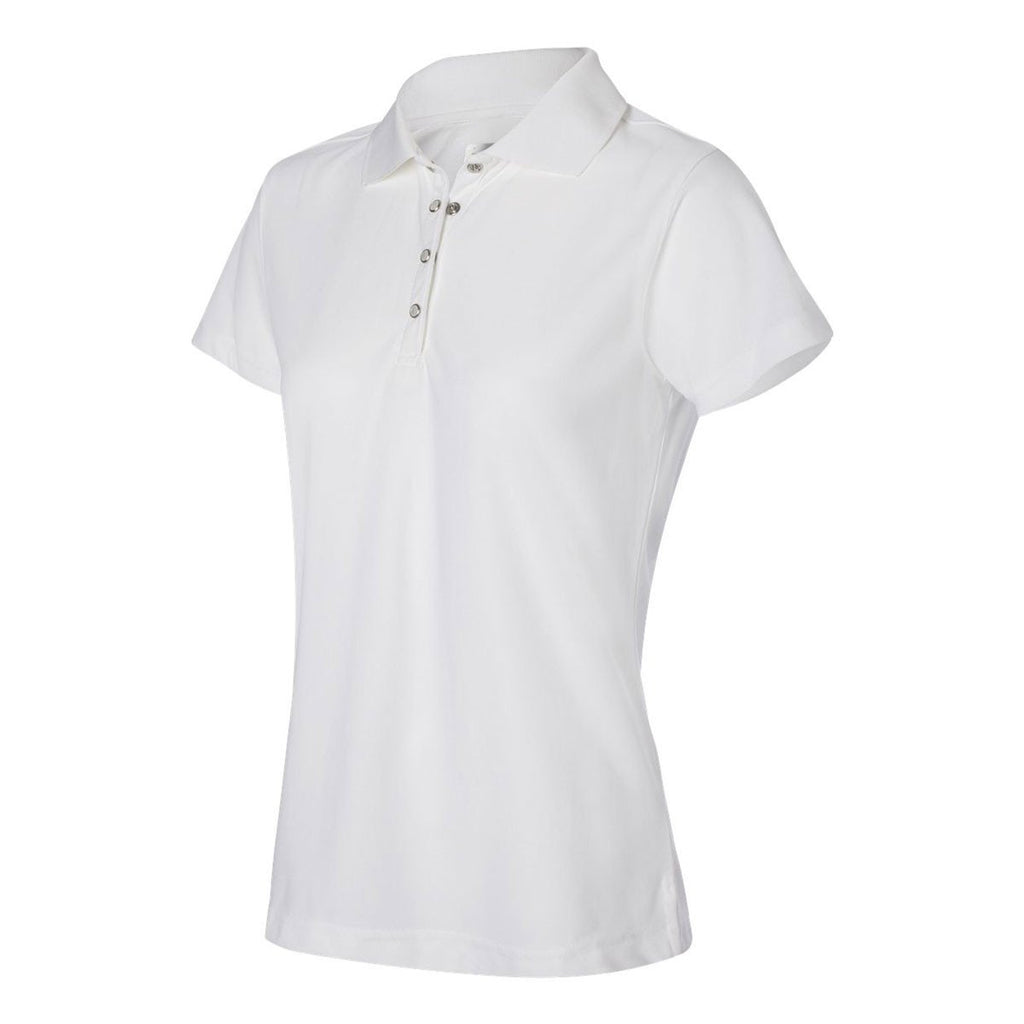IZOD Women's White Performance Poly Pique Polo