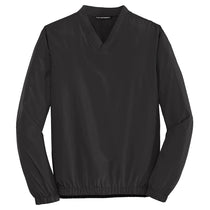 Port Authority Men's Black Zephyr V-Neck Pullover