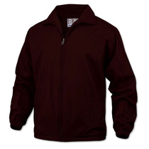 BAW Men's Maroon Classic Solid Jacket
