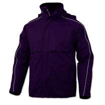 BAW Men's Purple/White Rain Stop Jacket