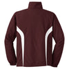 Sport-Tek Men's Maroon/White Colorblock Raglan Jacket