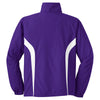 Sport-Tek Men's Purple/White Colorblock Raglan Jacket