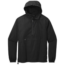 Sport-Tek Men's Black Packable Anorak