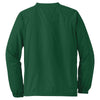 Sport-Tek Men's Forest Green V-Neck Raglan Wind Shirt