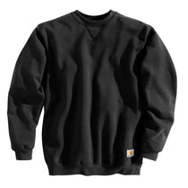 Carhartt Men's Black Midweight Crewneck Sweatshirt