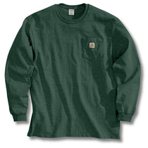 Carhartt Men's Hunter Green Workwear Pocket Long Sleeve T-Shirt