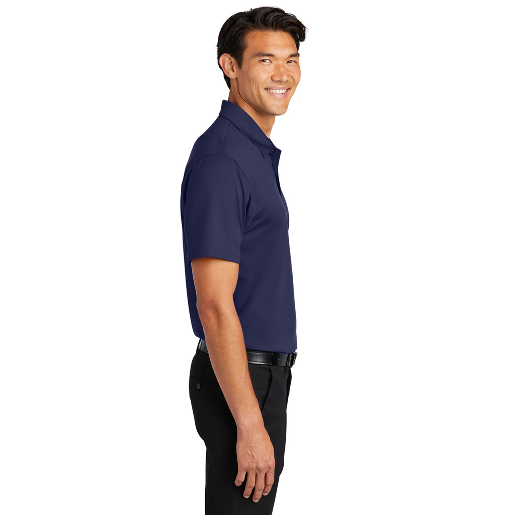 Port Authority Men's True Navy Performance Staff Polo