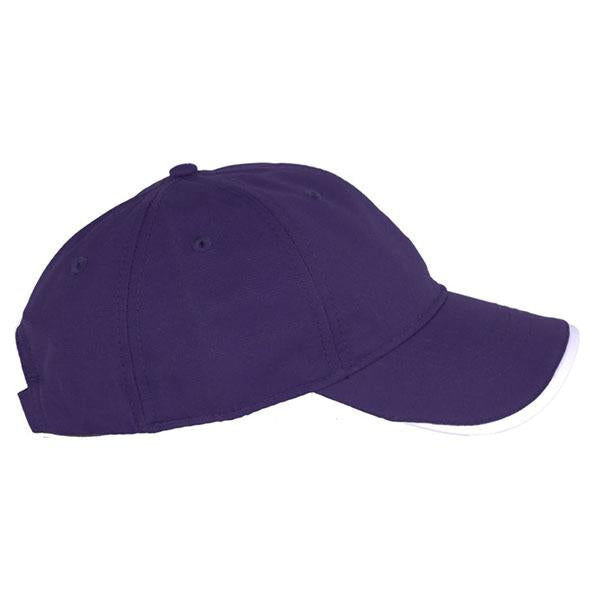 Kate Lord University Purple/White Textured Poly Tech Cap