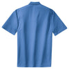Sport-Tek Men's Blueberry/Navy Dri-Mesh Polo with Tipped Collar and Piping