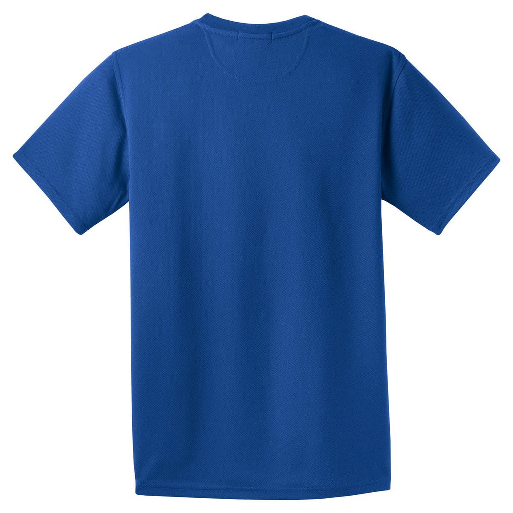 Sport-Tek Men's Royal Dri-Mesh Short Sleeve T-Shirt