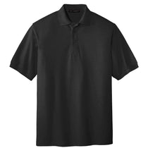 Port Authority Men's Black 65/35 Knit Polo