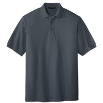 Port Authority Men's Steel Grey 65/35 Knit Polo