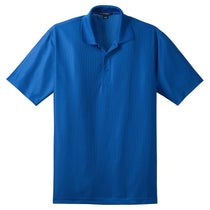 Port Authority Men's Blue Jewel Performance Vertical Pique Polo