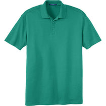 Port Authority Men's Verdant Green Silk Touch Interlock Performance Polo