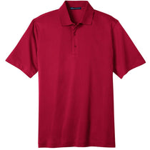 Port Authority Men's Rich Red Tech Pique Polo