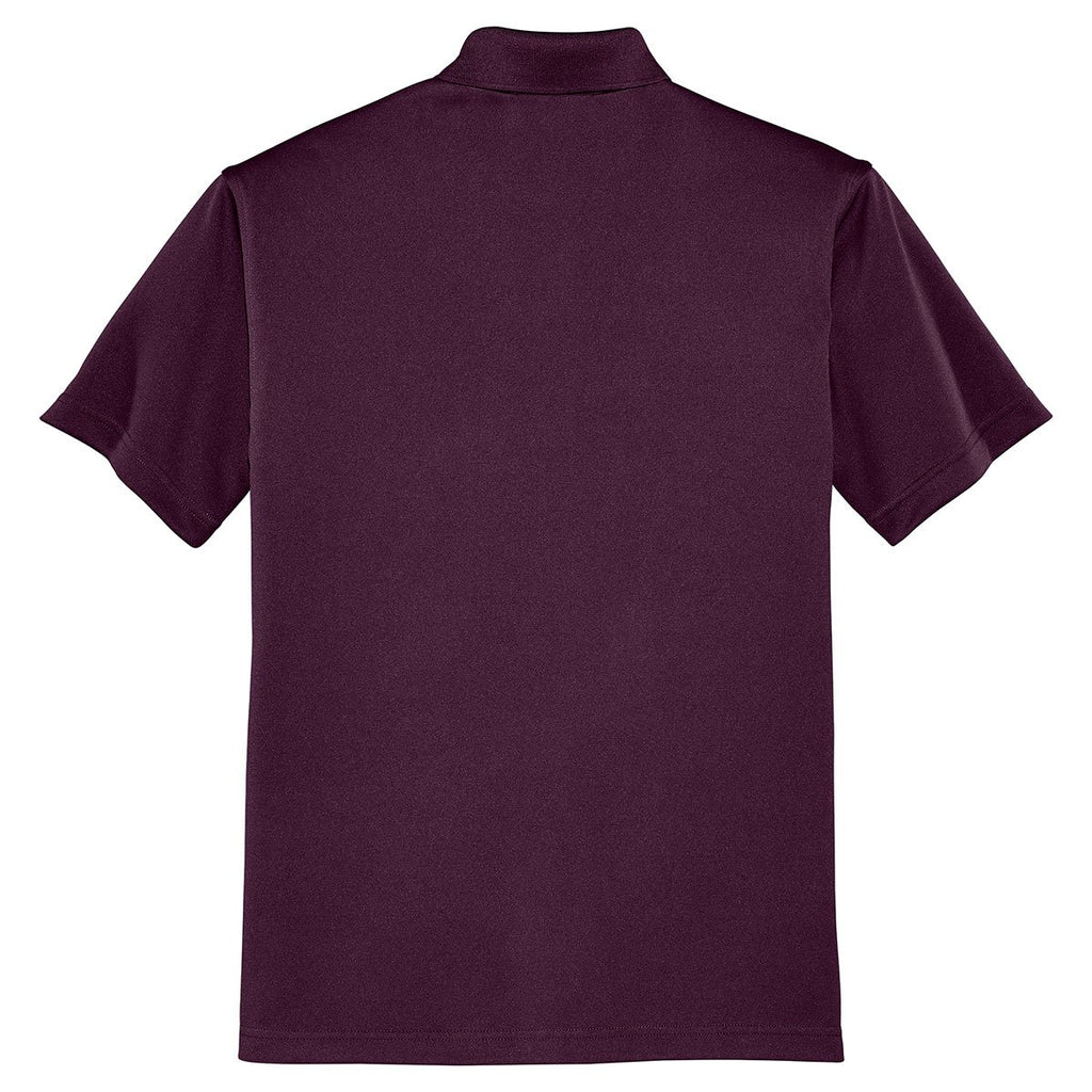 Port Authority Men's Bermuda Purple Tech Embossed Polo