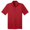 Port Authority Men's Regal Red Tech Embossed Polo