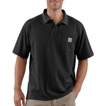 Carhartt Men's Black Contractor's Work Pocket Polo
