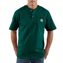 Carhartt Men's Hunter Green S/S Workwear Henley