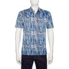 Bugatchi Men's Royal Three Button Self Collar