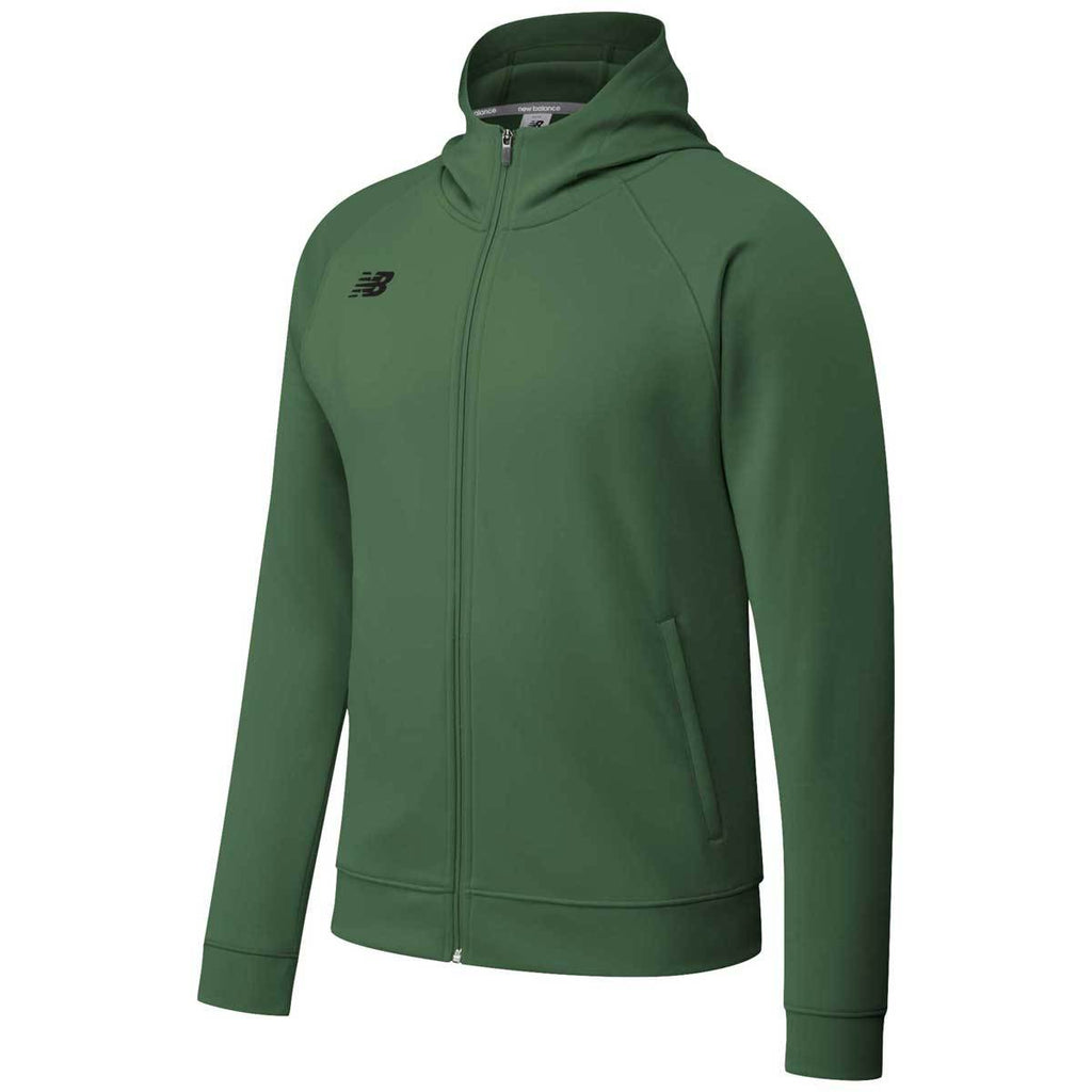 New Balance Men's Team Dark Green Travel Hoodie