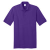 Port & Company Men's Purple Tall Core Blend Jersey Knit Polo