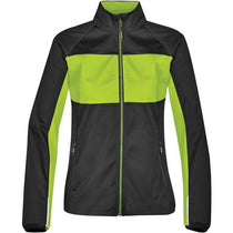Stormtech Women's Black/Kiwi Signal Softshell