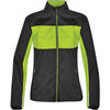 Stormtech Women's Black/Kiwi Signal Softshell