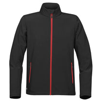 Stormtech Men's Black/Bright Red Orbiter Softshell