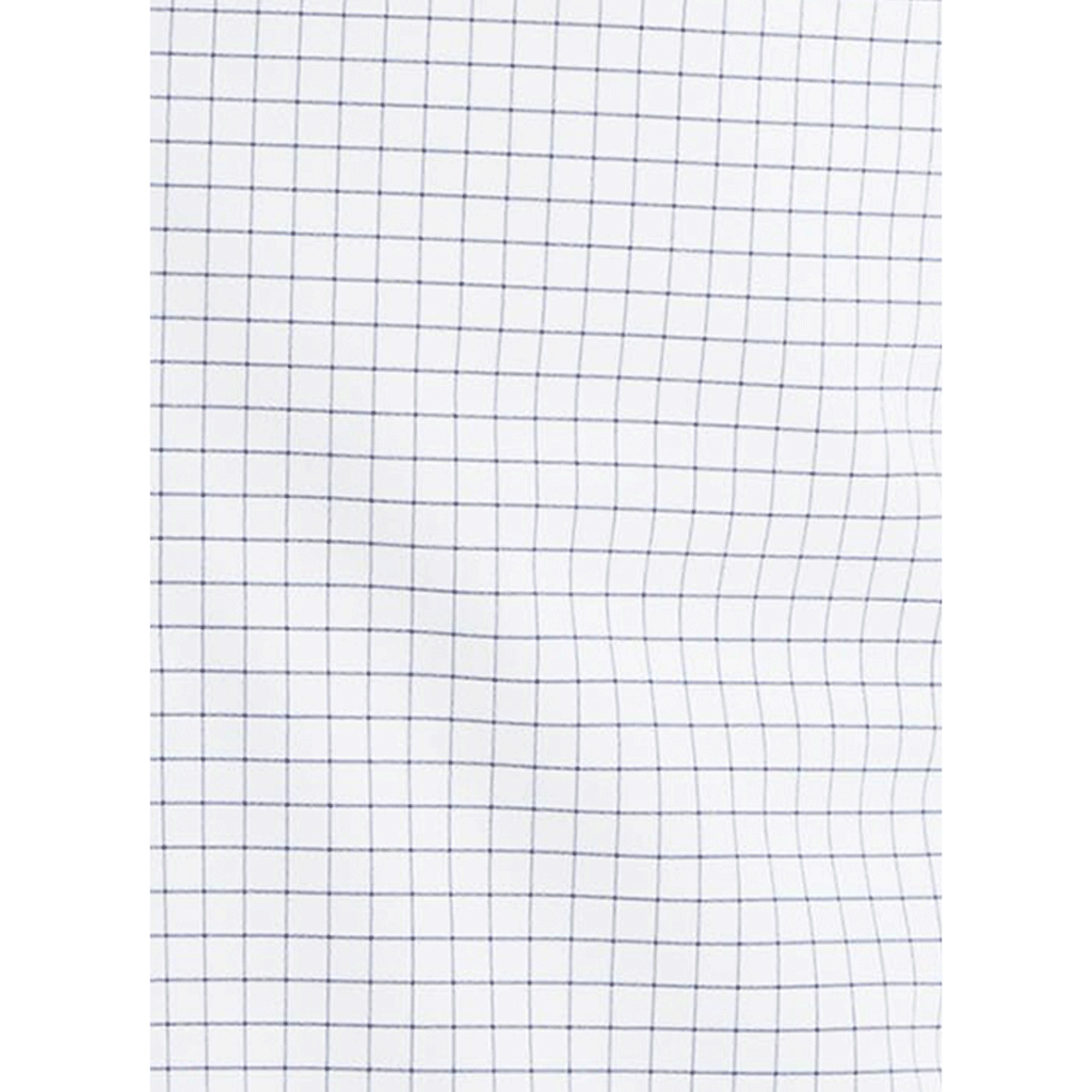 Mizzen+Main Men's White Kennedy Windowpane Trim Fit Dress Shirt