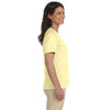 LAT Women's Banana V-Neck Premium Jersey T-Shirt