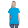 LAT Women's Cobalt V-Neck Premium Jersey T-Shirt