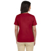 LAT Women's Garnet V-Neck Premium Jersey T-Shirt