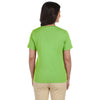 LAT Women's Key Lime V-Neck Premium Jersey T-Shirt