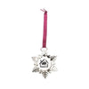 K & R Silver Holiday Charm Ornament