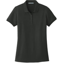 Port Authority Women's Deep Black Core Classic Pique Polo
