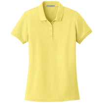 Port Authority Women's Lemon Drop Yellow Core Classic Pique Polo