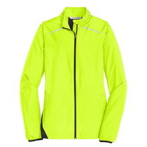 Port Authority Women's Safety Yellow/Deep Black Zephyr Reflective Hit Full-Zip Jacket