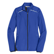 Port Authority Women's True Royal/Deep Black Zephyr Reflective Hit Full-Zip Jacket
