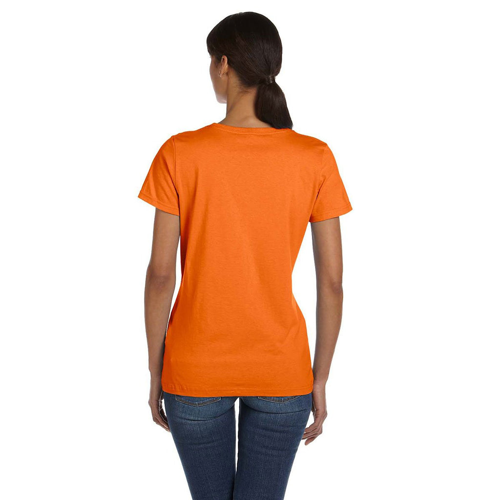 Fruit of the Loom Women's Tennessee Orange 5 oz. HD Cotton T-Shirt