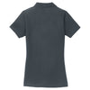 Port Authority Women's Steel Grey Silk Touch Y-Neck Polo