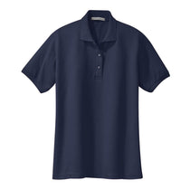 Port Authority Women's Navy 65/35 Knit Polo