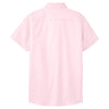 Port Authority Women's Light Pink Short Sleeve Easy Care Shirt