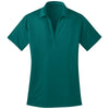 Port Authority Women's Teal Green Performance Poly Polo