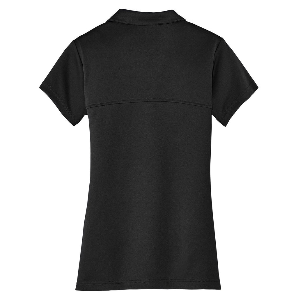Port Authority Women's Black Tech Embossed Polo