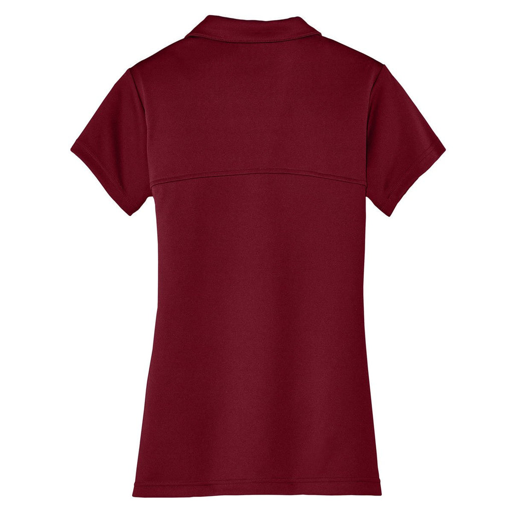 Port Authority Women's Regal Red Tech Embossed Polo